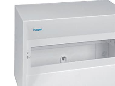HAGER Mini kansi GD110E 10 moduuliaPE-kiinnittimelläKOK x SxLxK: 180 x 218 x 82 mmIP30