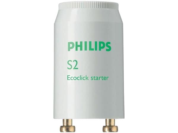 Philips S2 4-22W, Belysningstartare, Vit, Plast, fluorescent lamps with electromagnetic ballast, 4 W, 22 W