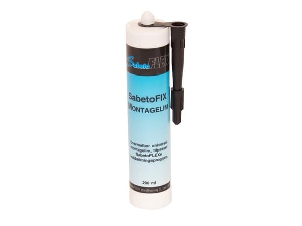 SABETOFLEX Sabetofix tiiviste/liima 290 ml:n tuubissa, väri musta