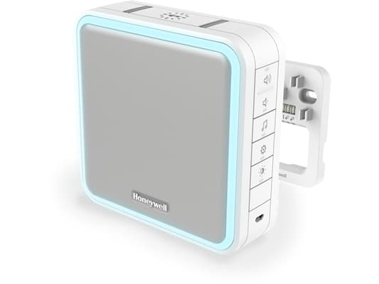 Honeywell DW915S, Silver, Vit, Trådlös, 868 MHz, 200 m, AC, Batteri, 1,5 V