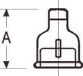 Miniatyrbilde 1 av 2: Spidsmuffe galvaniseret reduktion muffe/nippel 3/8 x 1/4