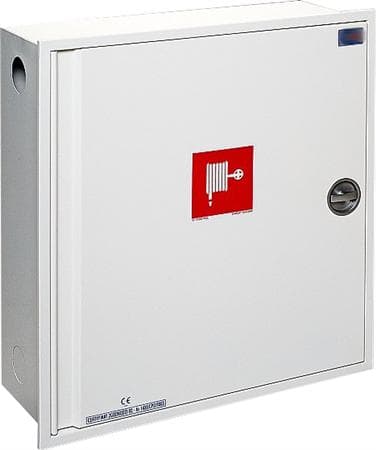 FALCK TEKNIK Falck Slangeskab model 3SW 30 meter 19 mm slange .Hvidlakeret stål