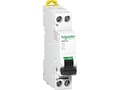 Miniatyrbild 1 av 2: SCHNEIDER ELECTRIC Automatisk säkring iDPNN 1 pol + noll 1AMono terminal C-karaktäristik 6/10kA 230V Bredd 18mm