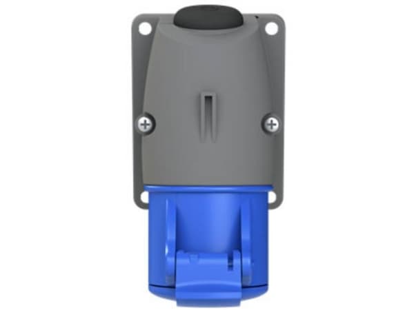 CEE-vägguttag 3-poligt 16A 200-250V IP44 6H 216RS6