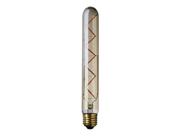 LED 3W DEKOPÆRE RØR Ø30 H225MM GYLDENT GLAS