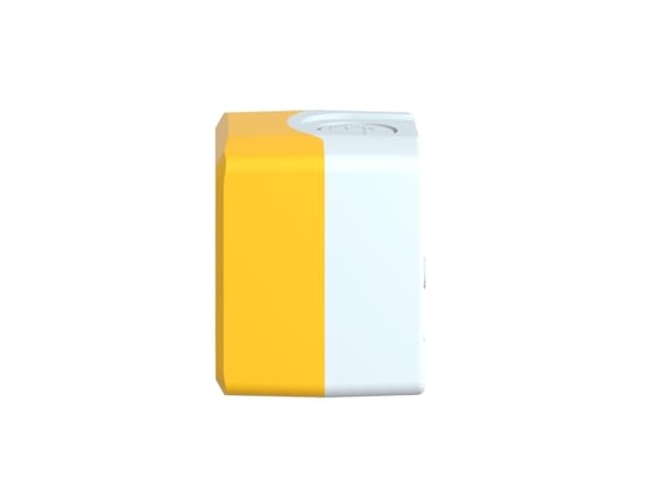 Schneider Electric XALK01, Knapplatta, Ljusgrå, Gul, Polykarbonat, IP66, IP67, IP69, IP69K, IK03, Klass II