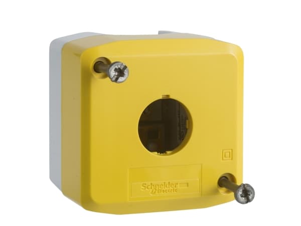 Schneider Electric XALK01, Knapplatta, Ljusgrå, Gul, Polykarbonat, IP66, IP67, IP69, IP69K, IK03, Klass II