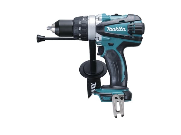 Makita DHP458Z - Hammerbor/driver - trådløs - 2 hastigheter - nøkkelfri borhylse - 91 N·m - uten batteri - 18 V