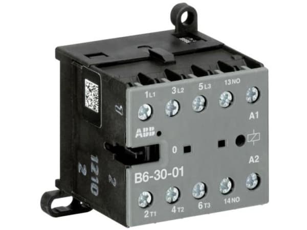 ABB Minikontaktori 4kW, 400V AC, 9A AC33-napainen, 1NC, ohjausjännite 230V AC 40-450Hz
