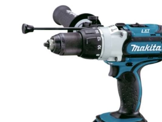Makita DHP451RTJ - Poravasara/ruuvinväännin - akkuporakone - 3-nopeuksinen 13 mm - 80 N-m - 2 akkua - 18 V