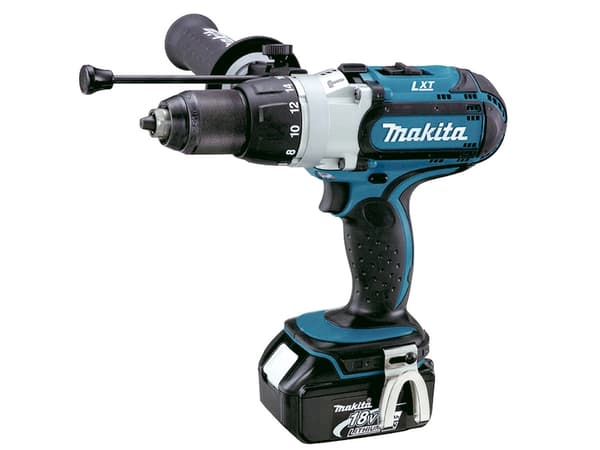 Makita DHP451RTJ - Poravasara/ruuvinväännin - akkuporakone - 3-nopeuksinen 13 mm - 80 N-m - 2 akkua - 18 V