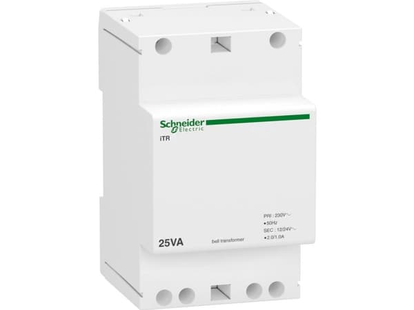 Schneider Electric A9A15215, 230 V, 50/60 Hz, 12/24 V, Valkoinen, NF, 54 mm