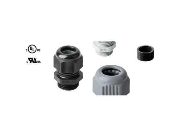JACOB Kaapeliläpivienti Perfect M32x1,5 kaapeli Ø 18-25 mm IP68, UL-polyamidi, vaaleanharmaa RAL 7035
