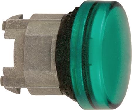 Schneider Electric ZB4, Nappi, Vihreä, BA 9s, IP66, IK06, Luokka I