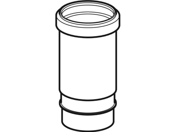 Peh langmuffe Geberit 63 mm