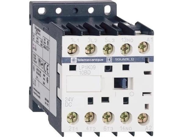 SCHNEIDER ELECTRIC Kytkin 4KW, 400V AC, 9A AC33-napainen , 1NC, ohjausjännite 12V DC