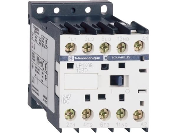 SCHNEIDER ELECTRIC Kytkin 4KW, 400V AC, 9A AC33-napainen , 1NC, ohjausjännite 12V DC
