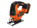 Miniatyrbilde 2 av 5: Black & Decker BDCJS18, Toppgrep, Sort, Oransje, 45°, 5,5 cm, 1,9 cm, 2 cm