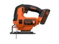 Miniatyrbilde 1 av 5: Black & Decker BDCJS18, Toppgrep, Sort, Oransje, 45°, 5,5 cm, 1,9 cm, 2 cm
