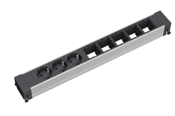 Bachmann 909.006, Svart, Silver, 3 AC-utgångar