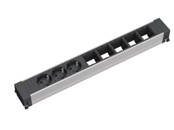 Bachmann 909.006, Svart, Silver, 3 AC-utgångar