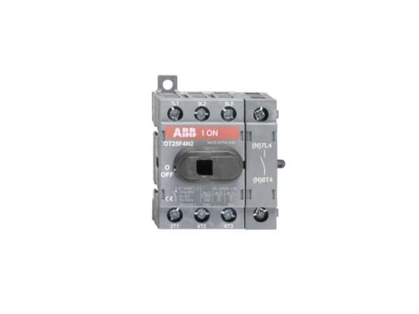 ABB OT25F4N2, Roterande brytare, 4P, Kabel, grafit, IP20, 0,75 - 10 mm ²