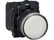 Schneider Electric XB5, Vit, 24 V, 50 - 60 hz, 10 A, 30 mm, 57 mm
