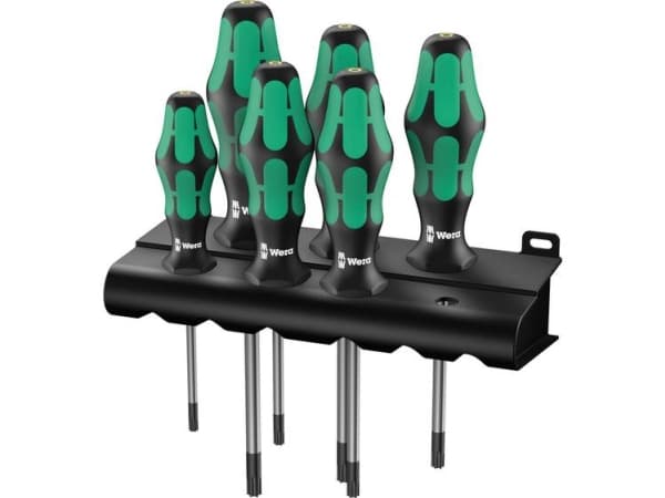 Wera 367/6 TORX BO, 760 g, Sort, Grønn