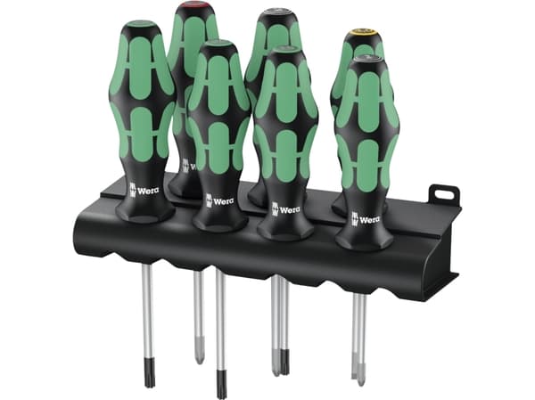 Wera 367/6 TORX BO, 760 g, Sort, Grønn
