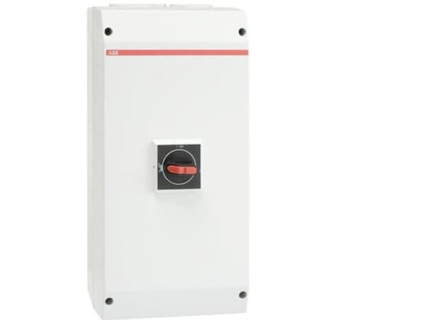 Turvakytkin EMC 80A 3P muovinen, jossa on apukosketin OTE75T3M