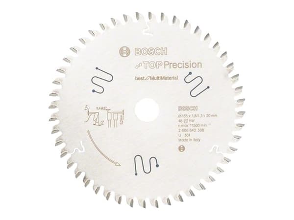 Bosch RUNDSAVKLINGE TOP MULTI 165X20MM 48T
