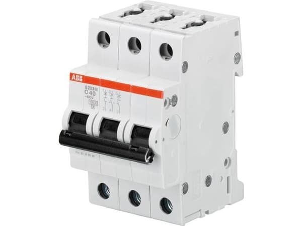 ABB S203M-C16, Dvärgbrytare, Typ C, 25000 A, IP20