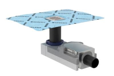 Geberit lattiakaivo suihkuihin - Geberit lattiakaivo suihkuihin, lattian korkeus 90 mm alkaen d50mm