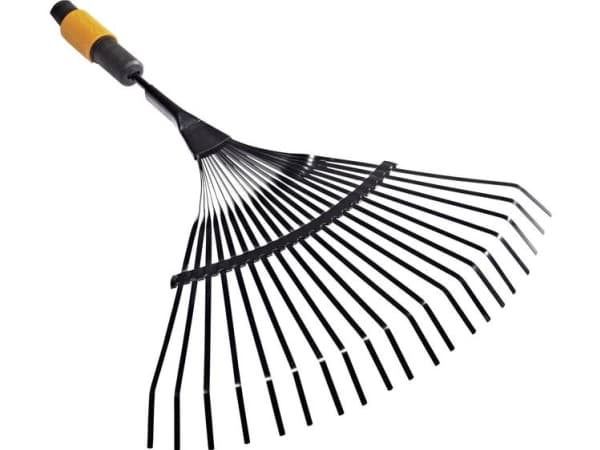 Fiskars 1000644, Løvrake, Stål, Sort, Oransje, 470 mm, 445 g