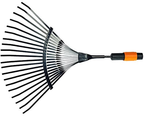 Fiskars 1000644, Løvrake, Stål, Sort, Oransje, 470 mm, 445 g