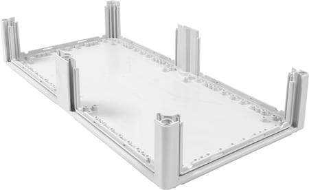 ENSTO Cubo P väggskåp polykarbonatbas 400 x 600 x 102 mm 6 flänsöppningar
