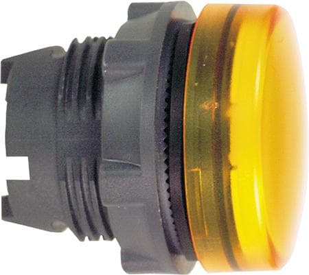 Schneider Electric ZB5, Nappi, Oranssi, Universal LED, IP66, IK05, Luokan II