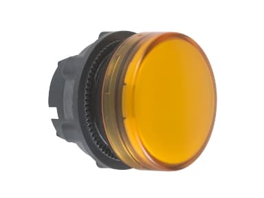 Schneider Electric ZB5, Nappi, Oranssi, Universal LED, IP66, IK05, Luokan II