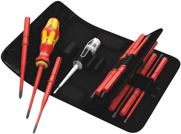 TOOLCRAFT 2236585 Udskiftelig klinge 18 dele Kærv, Udvendig sekskant (TX), Krydskærv Phillips, Krydskærv Pozidriv Elektronik og finmekanik, Elektrike