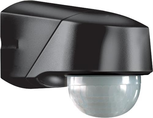 ESYLUX RC 130i, 20 m, katto/seinä, musta, IP54, 2500 Lux, 2,5 m
