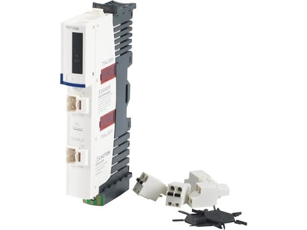 SCHNEIDER ELECTRIC Advantys STB-moduulisarja IP20. Syöttö 24 volttia DC. Ruuvi- ja jousiliitäntä.