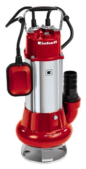 Einhell GC-DP 1340 G, Impulspumpe, 1300 W, AC, 23000 l/t, Rød, Rustfritt stål