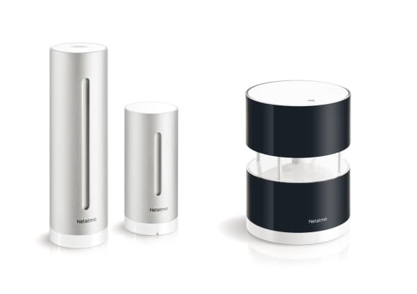 Netatmo Wind Gauge, Tuulen nopeus, Langaton, Wi-Fi, 0 - 45 m/s, 100 m, Musta, Läpinäkyvä