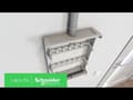 Pikkukuva 4 / 5: SCHNEIDER ELECTRIC Ryhmäkansi seinäkiinnitys 3x12 moduulia PE-kiinnikkeellä 1x16+4x10+3x6 mm²KxSxK: 478x268x101,5 mmIP 40, valkoinen RAL 9003