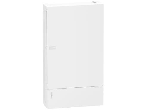 SCHNEIDER ELECTRIC Ryhmäkansi seinäkiinnitys 3x12 moduulia PE-kiinnikkeellä 1x16+4x10+3x6 mm²KxSxK: 478x268x101,5 mmIP 40, valkoinen RAL 9003