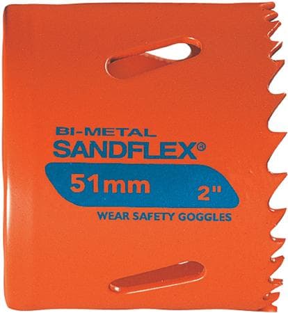 Bahco 3830-51-VIP, Single, Borr, Metall, Plast, Rostfritt stål, Stål, Trä, Orange, Koboltstål, Bimetall