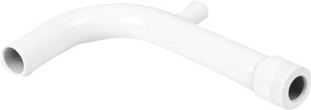 Svanehals hvid, med 4X25 mm skrue.