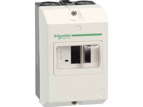 SCHNEIDER ELECTRIC Rasia seinäasennukseenMoottorisuojalle GV2MEIP54, 2 kpl M20/M25-läpivientiä varten nousu- ja laskukytkentöjä varten