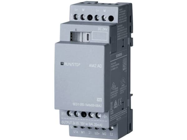 Siemens LOGO! AM2 AQ 0BA2 PLC-laajennusmoduuli 24 V/DC