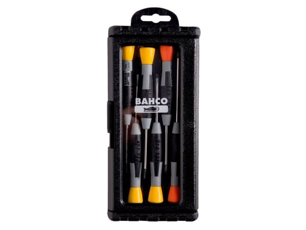 Bahco Precisionsskruvmejslar 6 delar sl+ph
